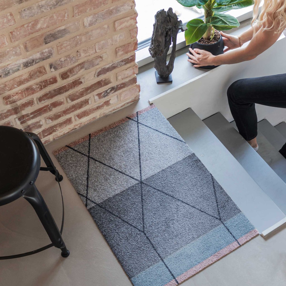 LINEA All-round gulvmåtte, Dark grey - Billede 3