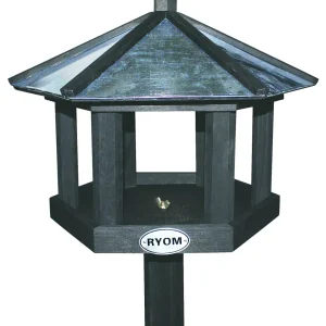 Fuglefoderhus Zinktag 6-Kant128Cm