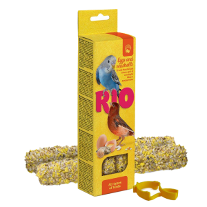 Rio Sticks med æg/muslingeskal til fugle 2×40 g